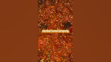 Sambal terasi lampung