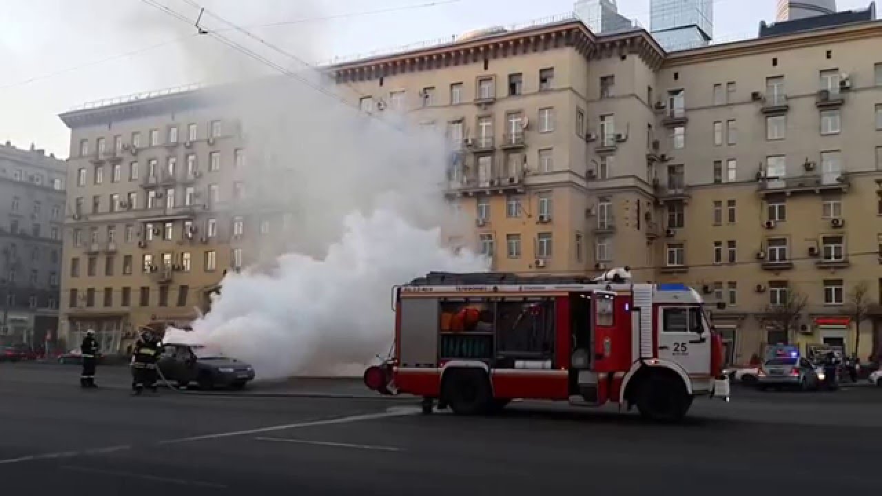 Сон горит автомобиль