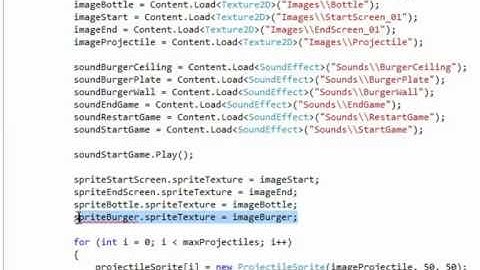 XNA 4 Course I Ch 14 04 Creating Burger Sprite Instances.mp4
