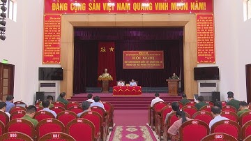 Hội nghị rút kinh nghiệm diễn tập chiến đấu phòng thủ cấp xã năm 2022