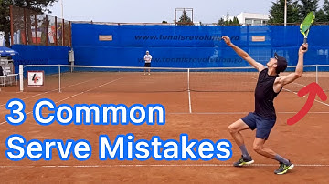 3 Common Amateur Serve Mistakes (Subscriber Tennis Serve Analysis)