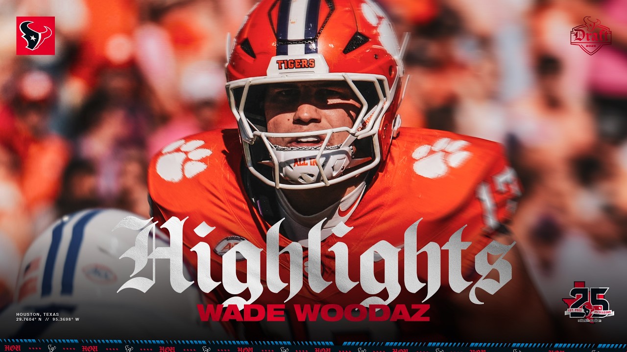 Wade Woodaz Highlights | 2026 Houston Texans Draft Pick