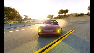 4K|Beamng Nissan Silvia s13 Drifting. Enjoy the Fast turns Ep : 3