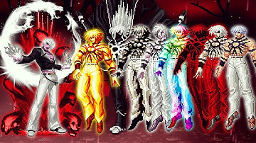 [KOF Mugen] Orochi Iori XIII Vs 8 Multiple Orochi Team