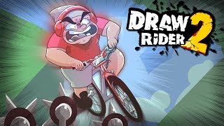 THE NEW HAPPY WHEELS IS HERE!! [DRAW RIDER 2] screenshot 4