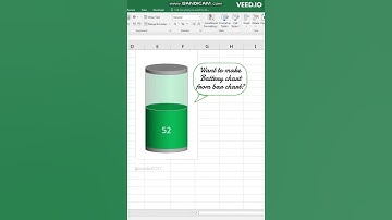 Cool "Battery chart" 🔋 #shorts #shortvideo #ytshorts #exceltutorial #excelshorts