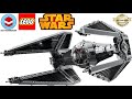 Lego star wars 75382 tie interceptor speed build review