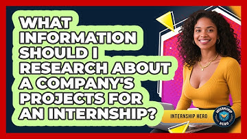 What Information Should I Research About A Company