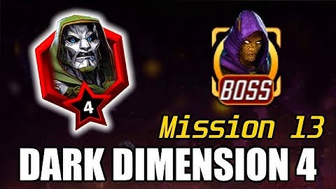 Node 13 | Dark Dimension 4 | Complete Walkthrough | Marvel Strike Force | MSF | DD4