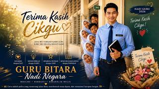 TERIMA KASIH CIKGU | Lagu Hari Guru Paling Touching ❤️