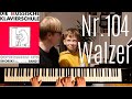 Die russische klavierschule band 1 nr 104 walzer peter tschaikowsky op66