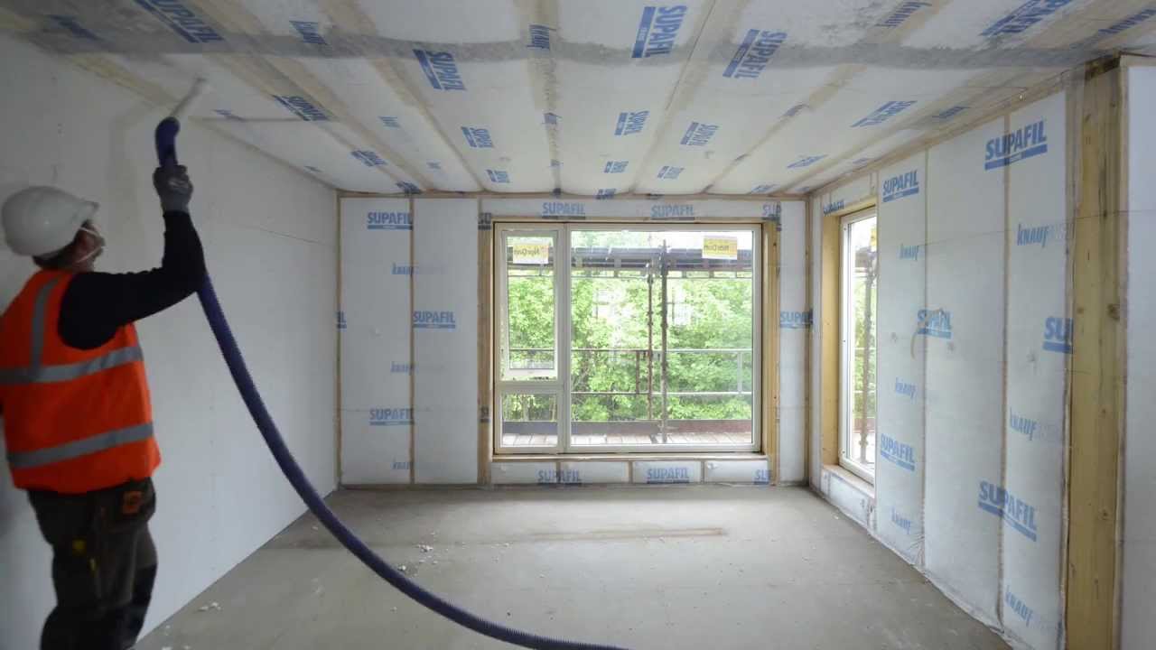 Isolering af gulv med glasuldsgranulat