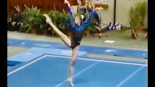 Elizabeth Reid with a stunning, original floor choreography from 1993 USAIGC nationals!