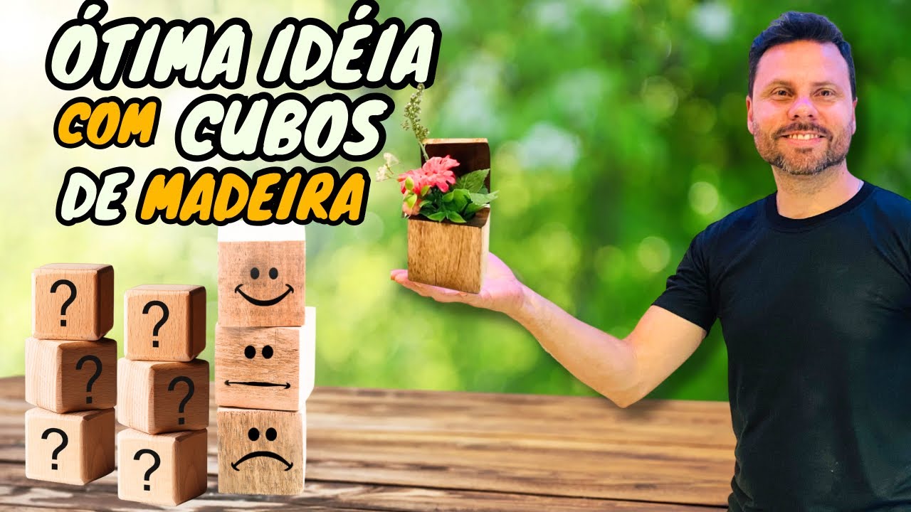 VAMOS FAZER CUBO DE MADEIRA,decora e pode VENDER ! - YouTube