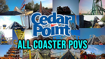Cedar Point All Roller Coaster POV