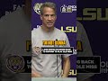 Lane Kiffin gives his thoughts on facing his former program Ole Miss this Saturday#CFB #olemiss #LSU