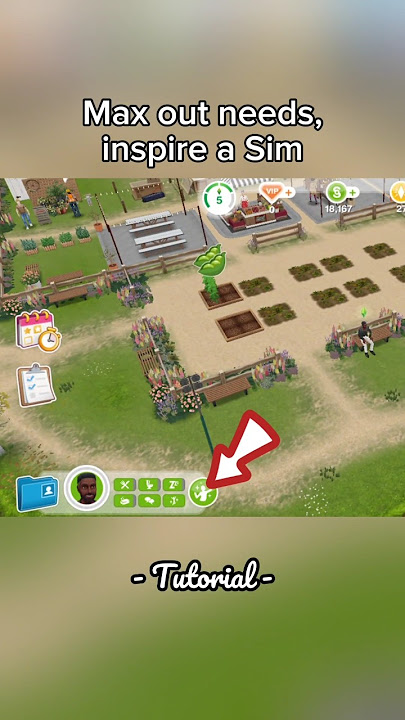 (Tutorial) Max out needs, inspire a Sim #simsfreeplay  #thesimsfreeplay #shorts