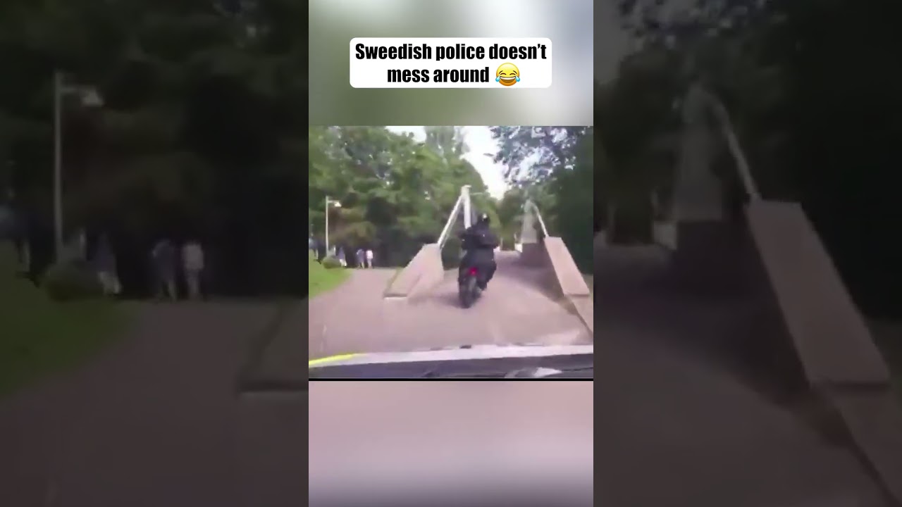 Police Chase Through Swedish Streets