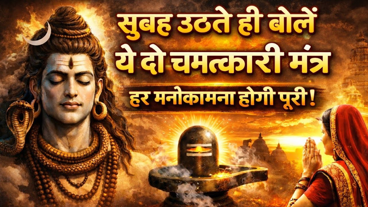 सुबह उठते ही बोलें ये 2 शब्द | महादेव खुद करेंगे हर मनोकामना पूरी 🔱 #HarHarMahadev#OmNamahShivaya
