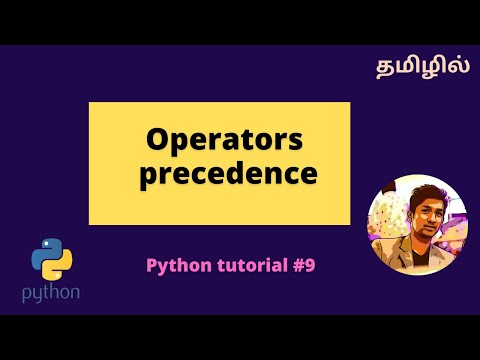 Precedence of Python Operators [Tamil]