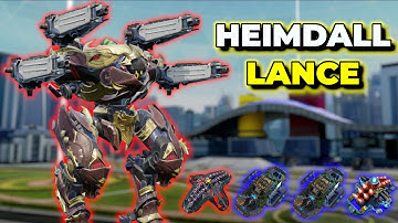 WR - Heimdall Lance Living Legend - Level 25 Maxed Titan Gameplay | War Robots