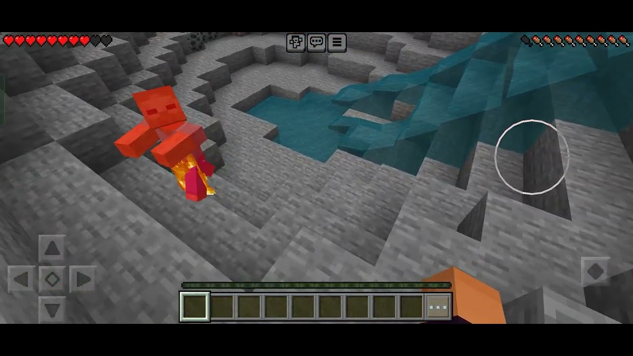 Minecraft found Biggest Cave In survival world - YouTube