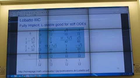 Numerical Method in Python V40 11/6/17: ODE