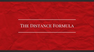 (Proof) Proving the Distance Formula using  the Pythagorean Theorem