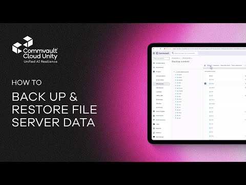How To Back Up & Restore File Server Data in Commvault | Complete Backup & Recovery Tutorial