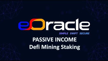 E-Oracle Overview  & getting Started (Passive INCOME)