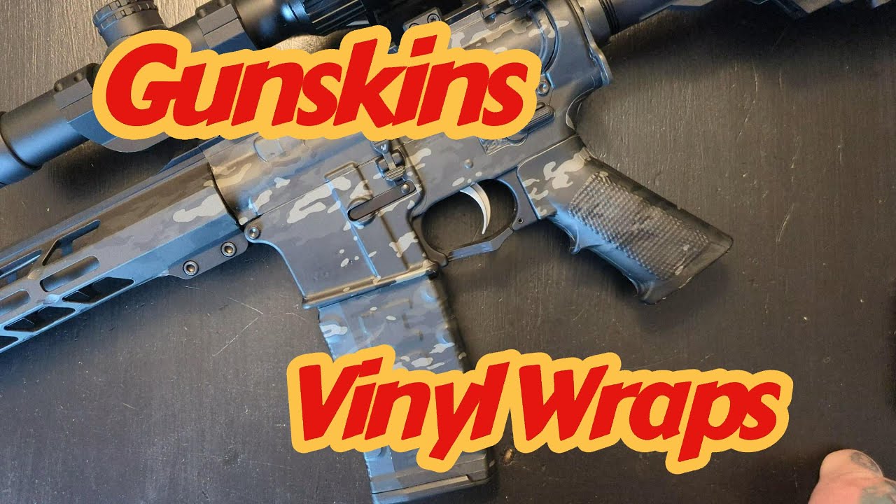 Vinyl Wrap for Rifles, Pistols, and Mags from GunSkins - YouTube