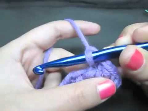   دروس تعليم الكروشيه للمبتدئين الدرس 3 كروشيه غرزة الحشو Crochet Cafe