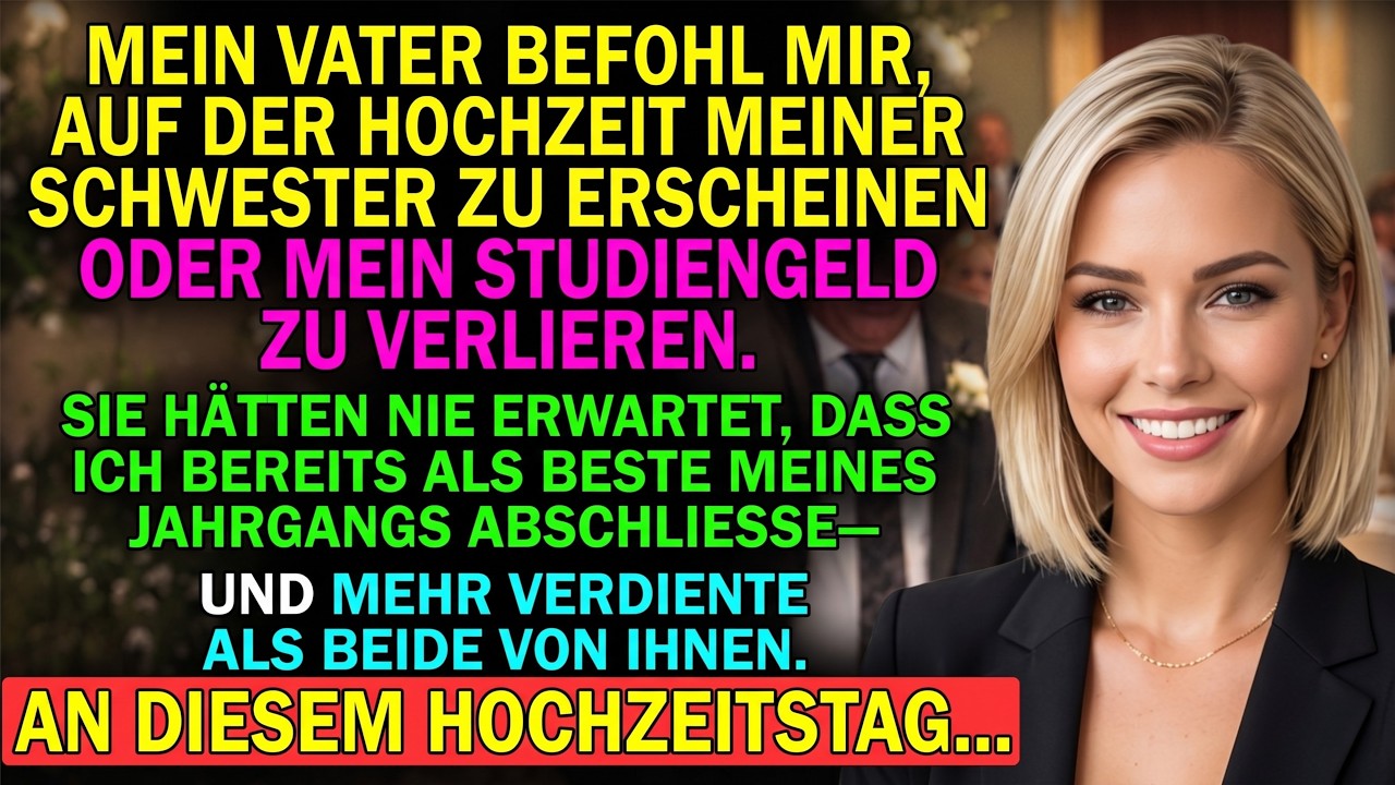 Für die Hochzeit meiner Schwester stoppten sie mein Studium – ohne zu wissen, was ich verdiente