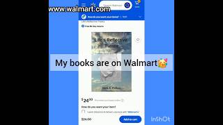My books are on @Walmart and other book retailers! 🥳Hard work pays off 💪🏾 🙌🏾 💙 #author #books #esl
