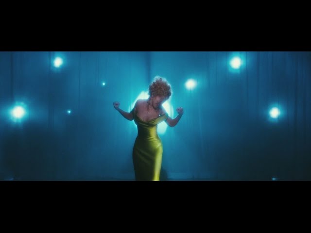 slim fit dress slacks Christina Aguilera Moss Green Off-shoulder Prom Dress in Burlesque