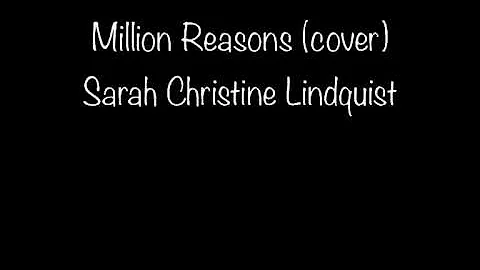 Million Reasons cover - Sarah Lindquist