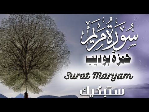 لن تتمالك دموعك عند سماع سورة مريم تلاوة خاشعة بصوت حمزة بوديب