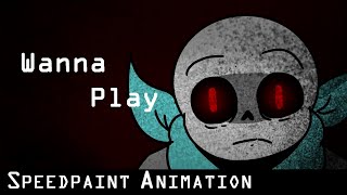 Speedpaint Animation ||Wanna Play MEME||