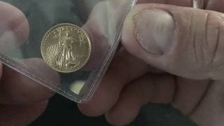 1/10  Gold American Eagle 1997 Ebay bucks pick up
