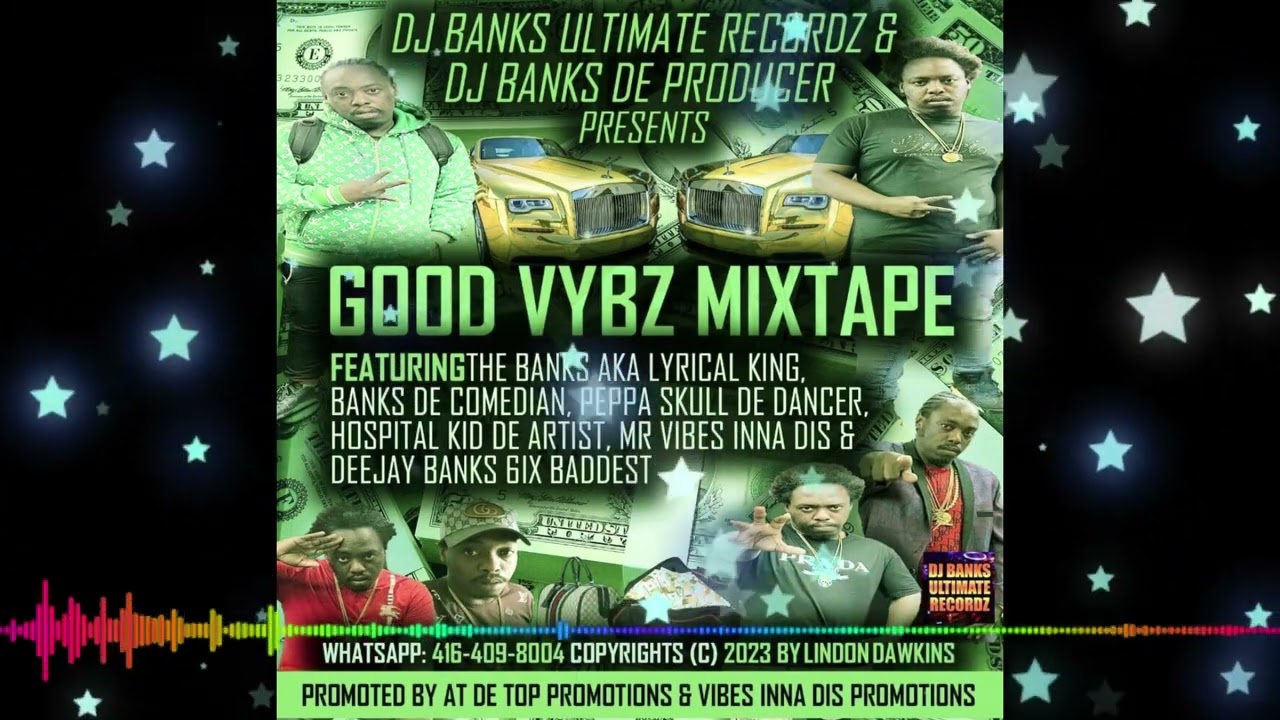 “Black & Gold (Official Visualizer) - (1Matik Riddim) - (Good Vybz Mixtape) - May 2023”