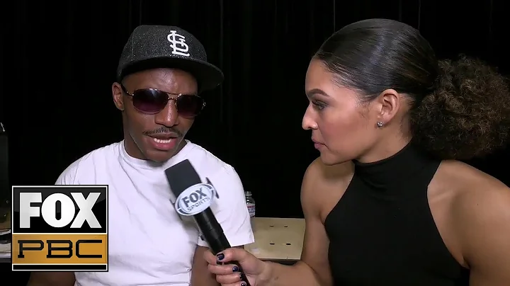 Devon Alexander talks with Jordan Hardy after loss...