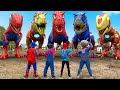 Dinosaur Funny Video | JURASSIC PARK In Real Life | Scary Teacher 3D &amp; T-Rex SUPER-HERO VS ZOMBIE