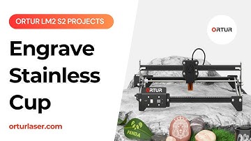 How to Engrave a Stainless Cup with Ortur Laser Master 2 S2 | LightBurn