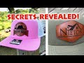 Secrets to Making Leather Patch Trucker Hats with a Laser!