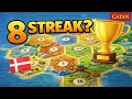 Settlers of Catan på dansk — Jagten på 8. sejr i træk