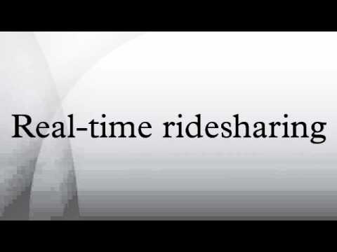 Real-time ridesharing
