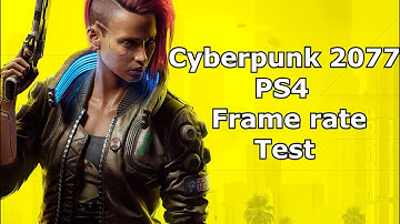 Cyberpunk 2077 - PS4 Frame Rate Test Gameplay (Day One Patch)