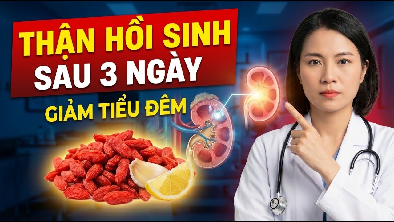 Kỷ tử + 1 nguyên liệu đơn giản giảm tiểu đêm, người cao tuổi ngủ sâu giấc