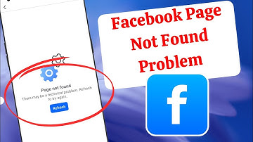 Fix Facebook Page not found There may be a technical problem. Refresh to try again. Page Not Found