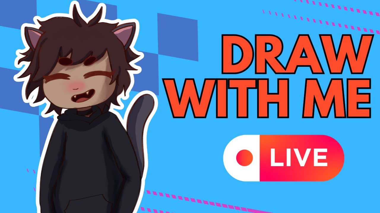 Just a chill drawing stream | Draw with me + lo fi LIVE - YouTube